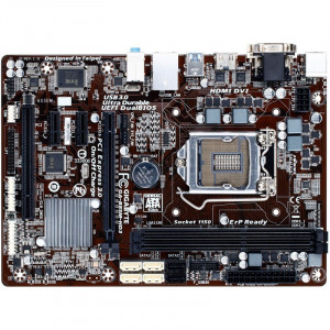 Placa de baza GIGABYTE B85M-HD3, Socket 1150, 2x DDR3, chipset B85, 7.1 audio - Img 1