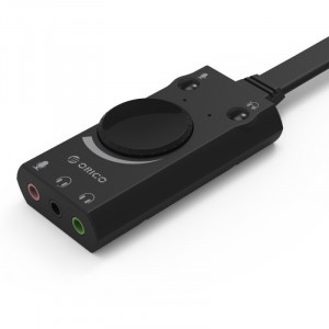 Placa de sunet Orico SC1 USB, 2x Audio Out (TRS&TRRS), 1x Mic - Img 2