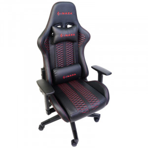 Scaun Gaming Inaza Raven Negru / Rosu - Img 4