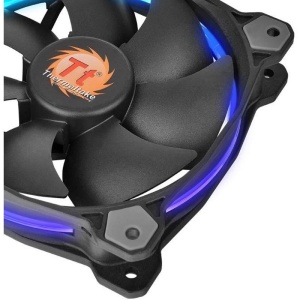 Set 3 ventilatoare Thermaltake Riing 12 RGB High Static Pressure 120mm iluminare RG - Img 2