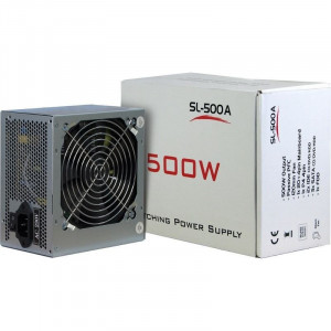 Sursa Inter-Tech 500W SL-500, 3x SATA, 2x Molex, Ventilator 120mm, PFC - Img 5