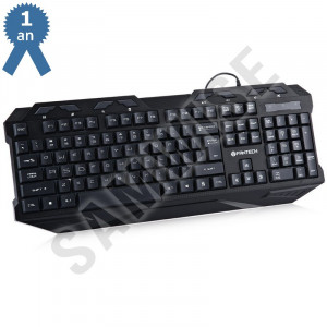 Tastatura Gaming FanTech K10, iluminata, USB, 8 taste multumedia - Img 3
