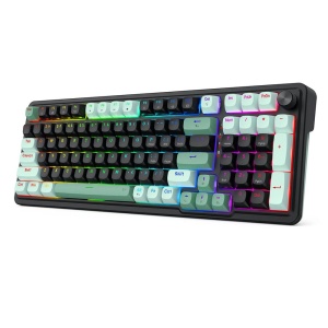 Tastatura gaming mecanica Redragon Eisa Magnetic neagra cu verde iluminare RGB - Img 2