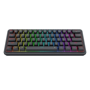 Tastatura gaming mecanica Redragon Ironguard neagra iluminare RGB switch-uri gri - Img 2