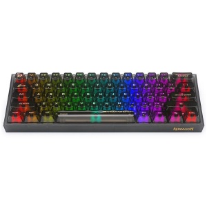 Tastatura Gaming Redragon Fizz RGB Transparent Switch Mecanica, Open Box - Img 1