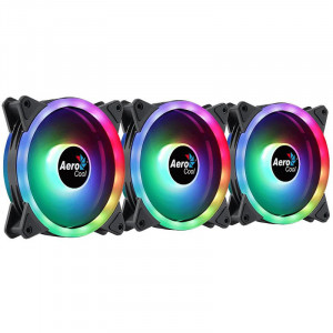 Ventilator Aerocool Duo 12 Pro ARGB 120mm ​Three Fan Pack cu controller H66F - Img 7