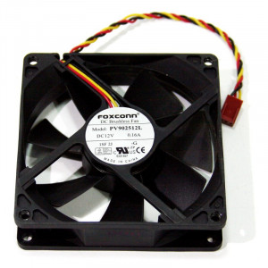 Ventilator Foxconn 92mm, 12v, 0.18A, conexiune 3 pini,PV902512L - Img 2