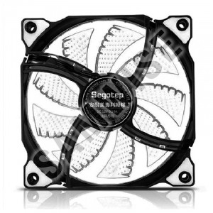 Ventilator Segotep Polar Wind 120 White LED, 1100 RPM,  Conector 3-pin - Img 1
