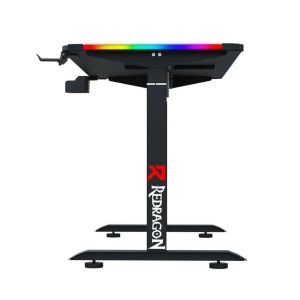 Birou gaming reglabil electric pe inaltime Redragon GD-3330-M negru iluminare RGB - Img 3