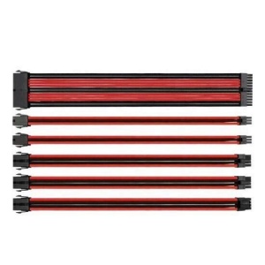 Cabluri extensie Thermaltake TtMod Mesh-uite negru cu rosu