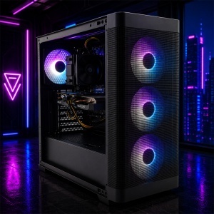 Calculator Gaming Athena V3, Intel Core i7 8700 3.2GHz, MSI B360M, 16GB DDR4, SSD 500GB, HDD 2TB, RX 6600 8GB DDR6