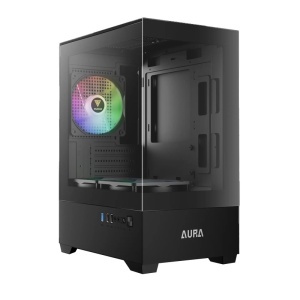 Calculator Gaming Aura V12, AMD Ryzen 5 2400G 3.6GHz, ASRock A320M-DVS, 16GB DDR4, SSD 256GB, HDD 500GB, GTX 1660 Ti 6GB GDDR6 - Img 5