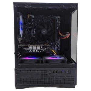 Calculator Gaming Aura V27, AMD Ryzen 5 2400G 3.9GHz, ASUS PRIME A320M-K, 16GB DDR4, SSD 250GB, HDD 500GB, GTX 1650 SUPER 4GB GDDR6  - Img 2