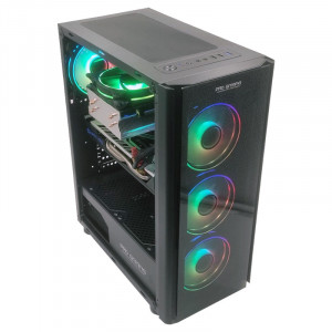 Calculator Gaming Blaze v13, Intel Core i5-8500 3GHz, Fujitsu D3642-B12, 32GB DDR4, SSD 500GB, HDD 1TB, RX NITRO+ 580 4GB GDDR5 - Img 2