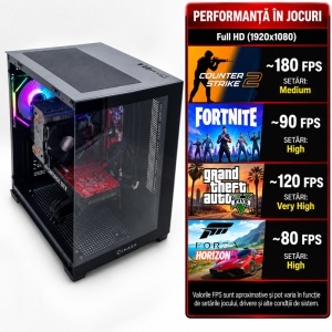Calculator Gaming Cube V5, Intel Core i7-8700K 3.7GHz, MSI MS-7A61 Z370, 16GB DDR4, SSD NVMe 256GB, HDD 1TB, GTX 1070 8GB GDDR5 - Img 2