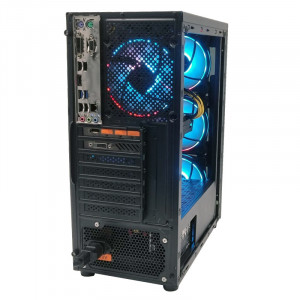 Calculator Gaming Element V5, Intel Core i3-7100 3.9GHz, ASUS H110M-A/M.2, 16GB DDR4, SSD 512GB, HDD 500GB, RX 570 4GB DDR5 - Img 2