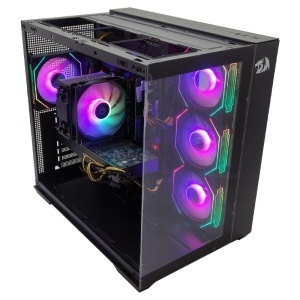 Calculator Gaming Evo V3, AMD Ryzen 5 5500 3.6GHz, B550 AORUS PRO V2, 16GB DDR4, SSD 512GB, HDD 2TB, RTX 2080 8GB GDDR6 - Img 2