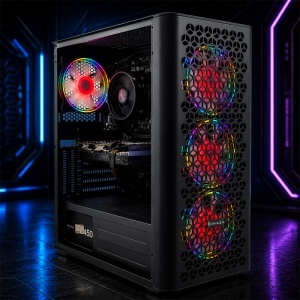 Calculator Gaming Fury V9, AMD Ryzen 5 2400G 3.9GHz, ASRock A320M-HDV, 16GB DDR4, SSD 240GB, 1TB, RX 580 8GB GDDR5