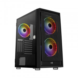 Calculator Gaming Graphite V3, Intel Core i5-9500 3GHz, GA-H310M S2H, 32GB DDR4, SSD 500GB, HDD 3TB, GTX 1660 6GB DDR6 - Img 5