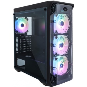 Calculator Gaming Lux II V3, Intel Core i5 10500T pana la 3.8GHz, H410M H V2, 16GB DDR4, SSD 512GB, HDD 500GB, RTX 2060 6GB GDDR6 - Img 5