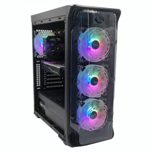 Calculator Gaming LUX V4, Intel Core i5 7400 3GHz, MSI H110M-S03, 16GB DDR4, SSD 240GB, HDD 1TB, RX 480 8GB GDDR5 256-bit, 500W - Img 1