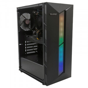 Calculator Gaming Scar V2, Intel Core i5-7400 3GHz, ASUS H110M-A/M.2, 16GB DDR4, SSD 256GB, HDD 1TB, RX 580 8GB GDDR5 256-bit - Img 1