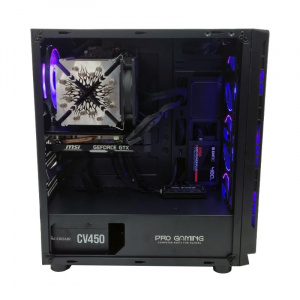 Calculator Gaming Shadow V3, Intel Core i5 8600K 3.6GHz, Asus H310M-R, 32GB DDR4, SSD 480GB, HDD 2TB, GTX 1660 Super Ventus 6GB DDR6 - Img 2