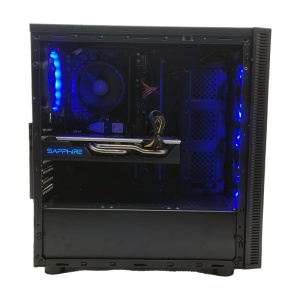 Calculator Gaming Sideswipe V12, AMD Ryzen 5 1600 3.2GHz, GIGABYTE A520M K V2, 16GB DDR4, SSD 256GB, HDD 500GB, RX 580 4GB GDDR5 - Img 3