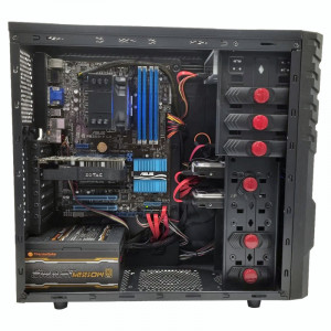 Calculator Gaming SpaceCraft, Intel Core i7 2600K 3.4GHz, Asus P8Z68-V LX, 16GB DDR3, SSD 250GB, HDD 1TB, GTX 1050 2GB DDR5, 550W - Img 2