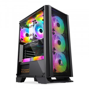 Calculator Gaming Synrad V5, AMD Ryzen 5 1600x 3.6GHz, MSI B350M MORTAR, 16GB DDR4, SSD 256GB, HDD 2TB, GTX 780 3GB DDR5 384-bit - Img 6