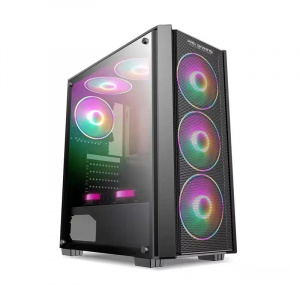 Calculator Gaming Zed V12, Intel Core i7 7700 3.6GHz, Asus Q170M-C, 32GB DDR4, SSD 480GB, HDD 2TB, GTX 1660 Super Ventus 6GB DDR6 - Img 5