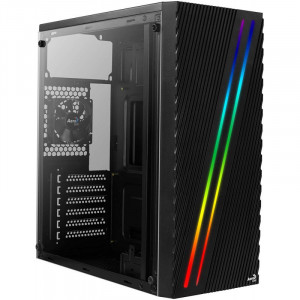 Carcasa Gaming Aerocool Streak RGB, MiddleTower, USB 3.0, Panou transparent - Img 2