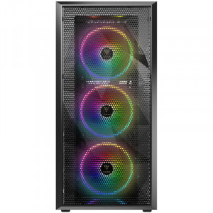 Carcasa Gaming Gamdias Athena M2, MiddleTower, USB 3.0, Panou transparent, 3x 120mm LED RGB - Img 2
