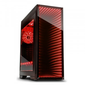 Carcasa Gaming Inter-Tech M-908, USB 3.0, Vent. incluse 3x 120mm LED RGB, Panou transparent - Img 1