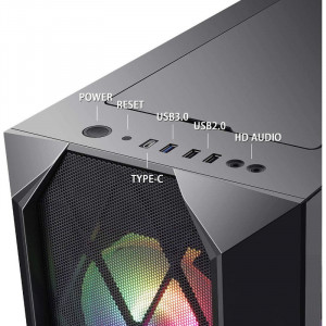 Carcasa Gaming Segotep Argus, USB 3.0, Panou Transparent, open box - Img 2