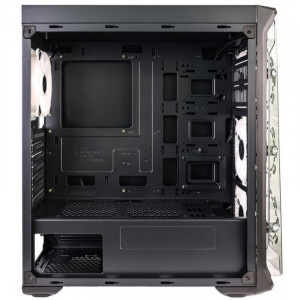 Carcasa Gaming Segotep LUX II Black RGB, Panou transparent - Img 4