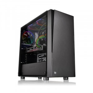 Carcasa Gaming Thermaltake Versa J21 Tempered Glass, USB 3.0, Panou transparent, MiddleTower, Vent. 120mm - Img 1