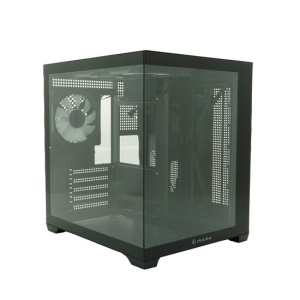 Carcasa panoramica Inaza Cube neagra