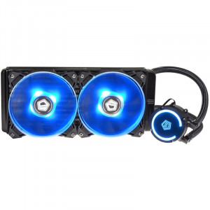 Cooler CPU ID-Cooling Auraflow 240, Racire cu lichid, 2x Vent 120mm, Iluminare LED RGB - Img 2