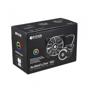 Cooler CPU ID-Cooling Auraflow, Racire cu lichid, Ventilator 120mm, Iluminare LED RGB - Img 7