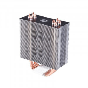 Cooler CPU ID-Cooling SE-214L Red LED, Ventilator 130mm, 4x Heatpipe-uri Cupru - Img 4