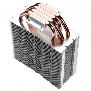 Cooler CPU ID-Cooling SE-214L Snow V2, Iluminare alba, Ventilator 130mm, 4x Heatpipe-uri cupru - Img 3