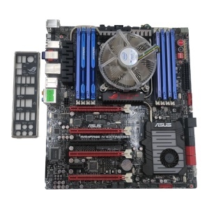 KIT Placa de baza ASUS Rampage IV Extreme, Intel Core i7-3960X 3.3GHz, 32GB DDR3, Cooler inclus - Img 1