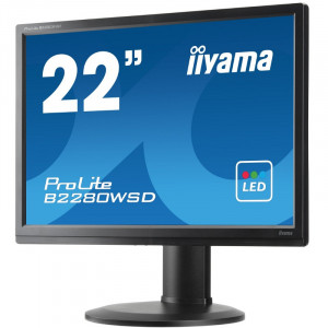 Monitor LCD 22" Iiyama ProLite B2280WSD-B1, Grad A, 1680x1050, 5ms, VGA, DVI, Cabluri incluse - Img 6