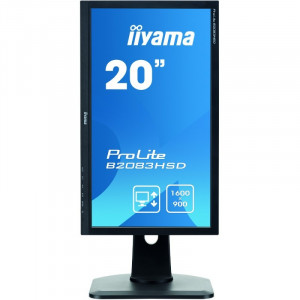 Monitor LCD IIYAMA ProLite 19.5" B2083HSD, 1600x900, 5ms, VGA, DVI, Cabluri Incluse - Img 2