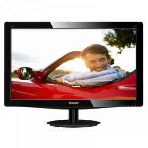 Monitor LED 21.5" Philips 226V3LSB, 1920x1080, 5ms, DVI, VGA, Cabluri incluse - Img 2