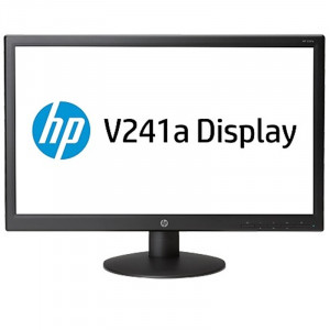 Monitor LED HP 23.6" V241a, Grad A, Full HD, 1920x1080, 5ms, DVI, VGA, Cabluri incluse - Img 1