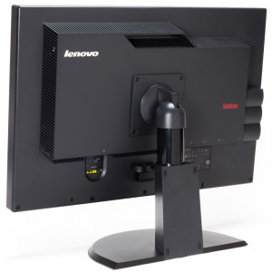 Monitor LED IPS 24" Lenovo LT2452P, Grad A, 1920x1200, Full HD, 7ms, VGA, DVI, DisplayPort, USB, Cabluri incluse - Img 3