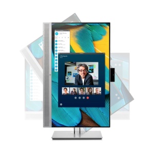 Monitor LED IPS HP EliteDisplay 23.8" E243M, Grad A, 1920x1080, 1 ms, VGA, HDMI, DisplayPort, Cabluri incluse - Img 5