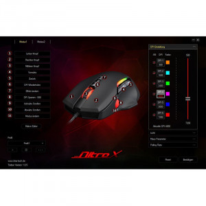 Mouse Gaming GT-200, Optic, USB, 7200 DPI, 9 butoane, iluminare RGB - Img 6